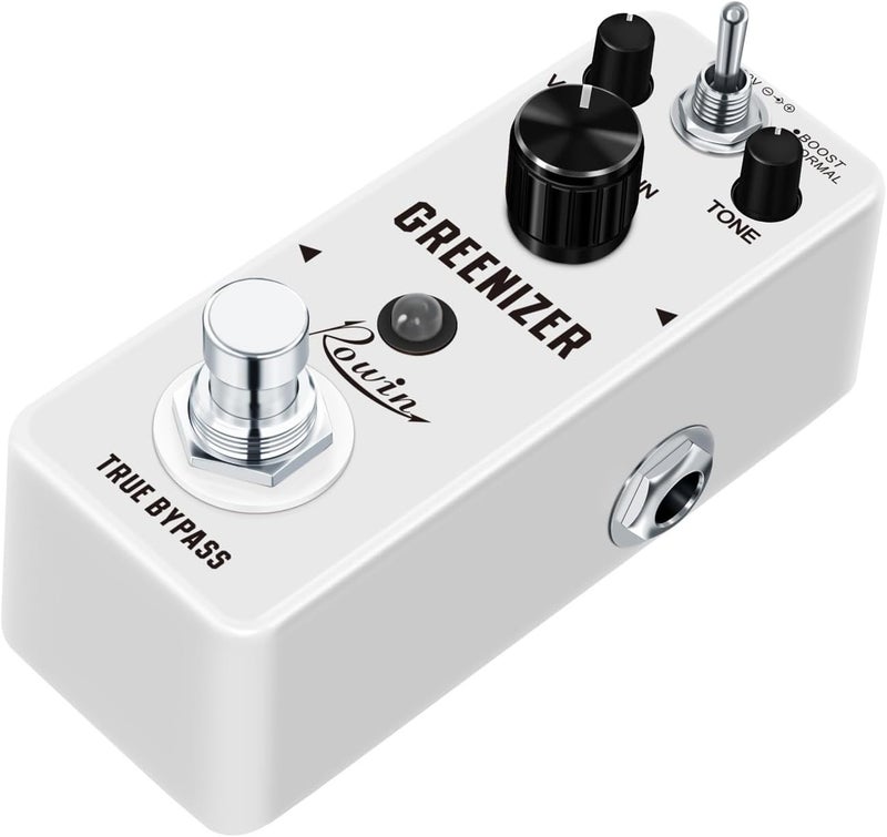 IOppWin Rowin Compact Tube Screamer-Style Overdrive Pedal - Greenizer Dist with Normal/Boost Modes, True Bypass, Metal Shell for Beginners - Dynamic Tube-Like Distortion & Clean Boost - Image 1